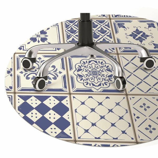 Tapete para escritório Azulejos azuis