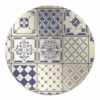 Tapete para escritório Azulejos azuis