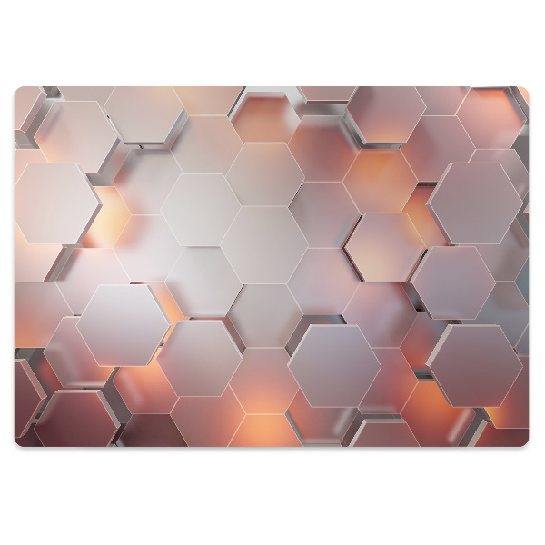 Tapete escritório Abstração hexa