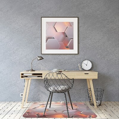 Tapete escritório Abstração hexa