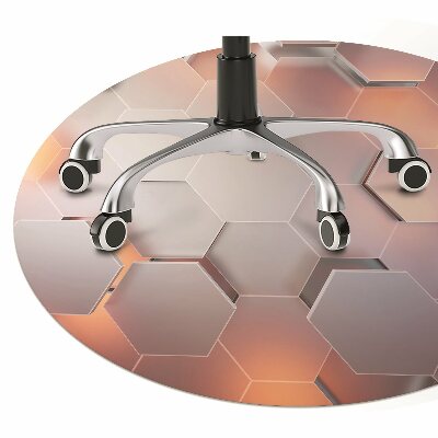 Tapete escritório Abstração hexa