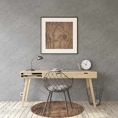 Tapete para cadeira de escritório Madeira velha