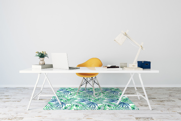 Tapete para escritório Folhas pintadas