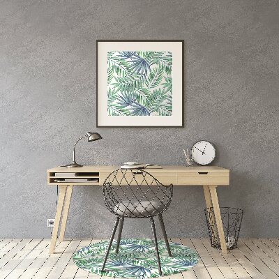 Tapete para escritório Folhas pintadas