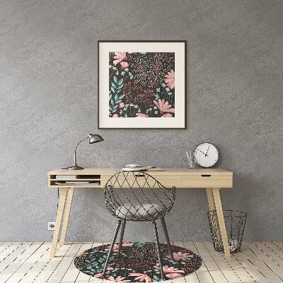 Tapete para escritório Flores vintage