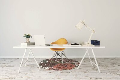 Tapete para cadeira de escritório Flores de outono