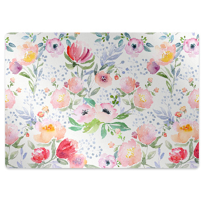 Tapete escritório Flores em tons pastel