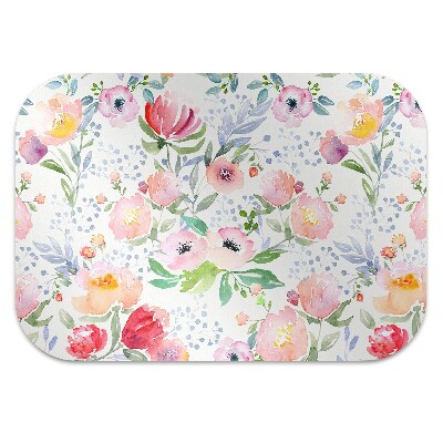 Tapete escritório Flores em tons pastel