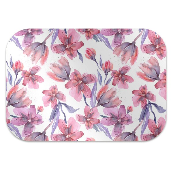 Tapete escritório Flores em tons pastel