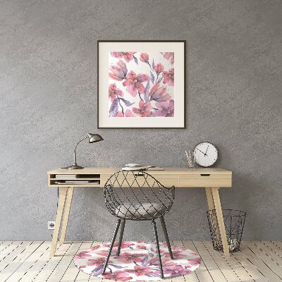 Tapete escritório Flores em tons pastel