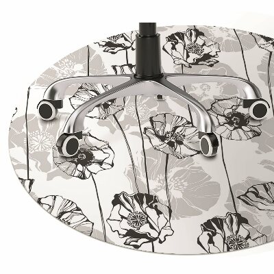 Tapete para escritório Flores Glamour