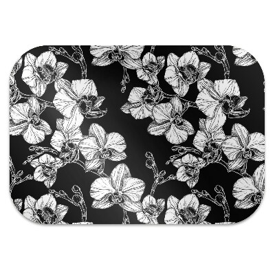 Tapete escritório Flores negativas