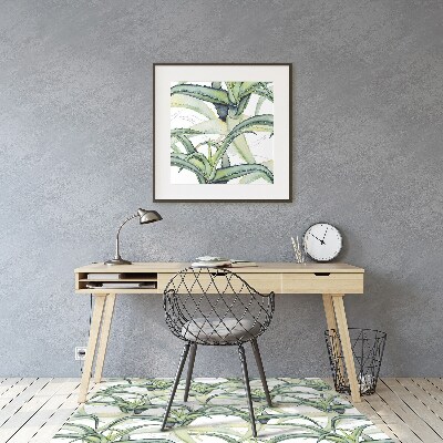 Tapete para cadeira de escritório Pintura de aloe vera