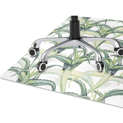 Tapete para cadeira de escritório Pintura de aloe vera