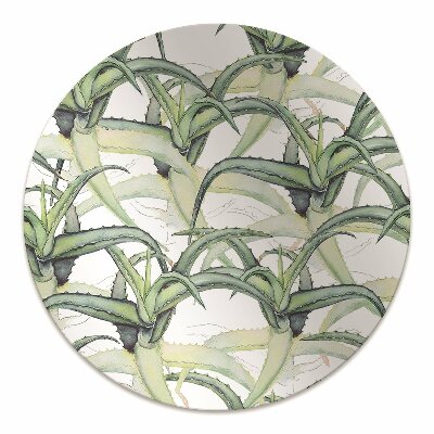 Tapete para cadeira de escritório Pintura de aloe vera