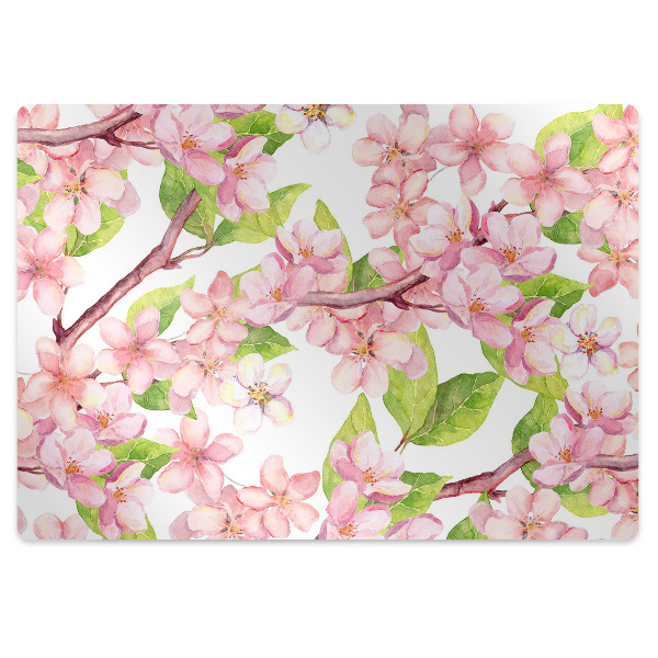 Tapete para escritório flores de cerejeira