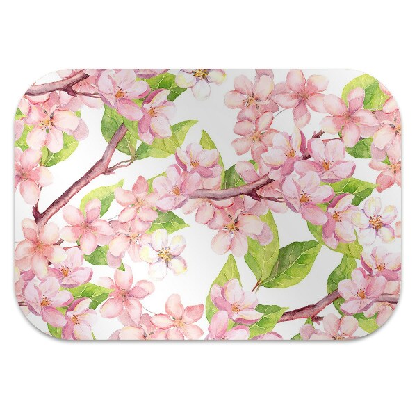 Tapete para escritório flores de cerejeira
