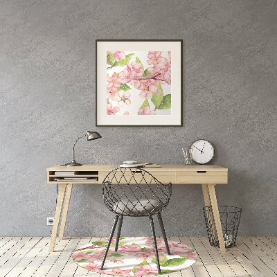 Tapete para escritório flores de cerejeira