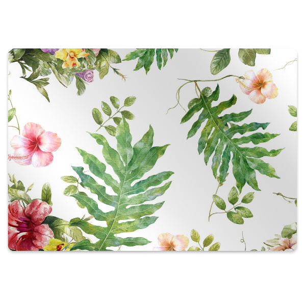 Tapete escritório Folhas e flores