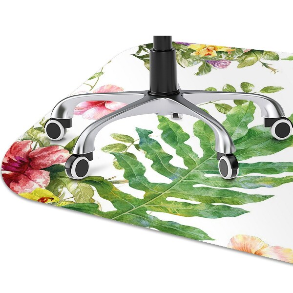 Tapete escritório Folhas e flores