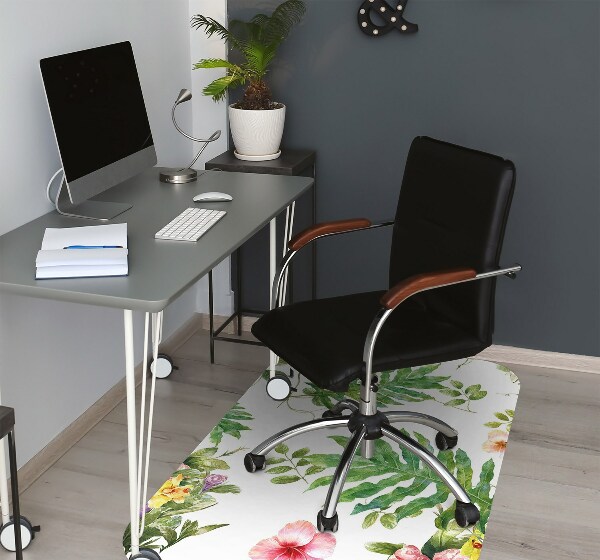 Tapete escritório Folhas e flores