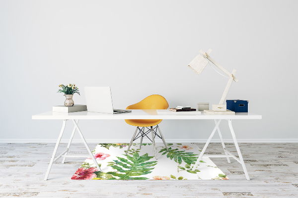 Tapete escritório Folhas e flores