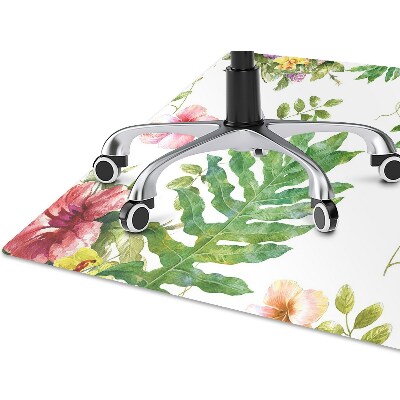 Tapete escritório Folhas e flores
