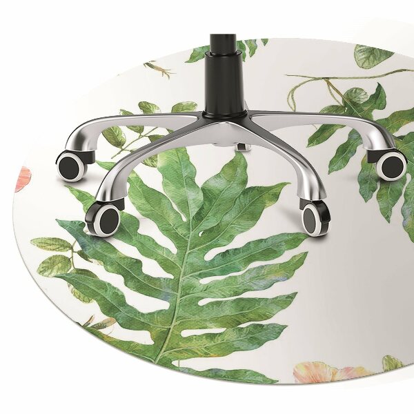 Tapete escritório Folhas e flores
