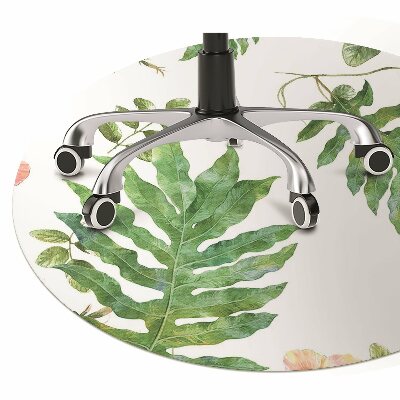 Tapete escritório Folhas e flores