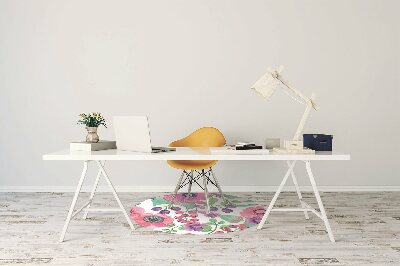 Tapete para escritório Flores e frutos silvestres