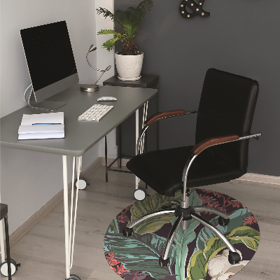 Tapete para cadeira de escritório Motivo floral