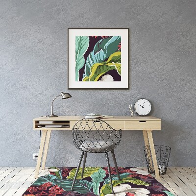 Tapete para cadeira de escritório Motivo floral