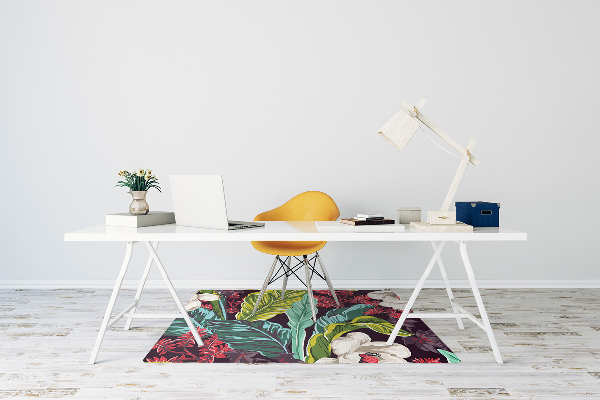 Tapete para cadeira de escritório Motivo floral