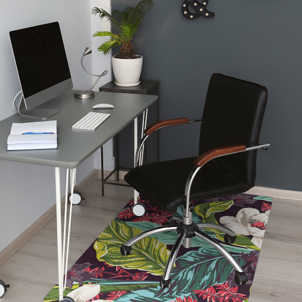 Tapete para cadeira de escritório Motivo floral