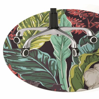 Tapete para cadeira de escritório Motivo floral