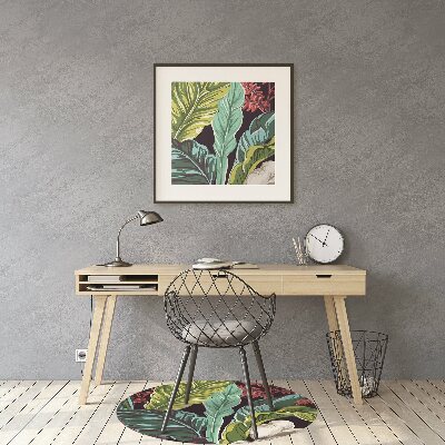 Tapete para cadeira de escritório Motivo floral