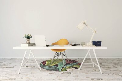 Tapete para cadeira de escritório Motivo floral