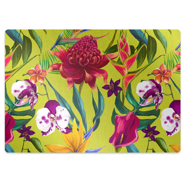 Tapete para cadeira de escritório Jardim Pintado