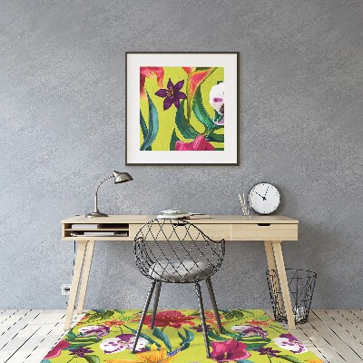 Tapete para cadeira de escritório Jardim Pintado