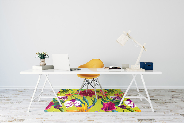 Tapete para cadeira de escritório Jardim Pintado