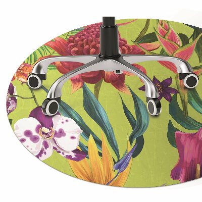 Tapete para cadeira de escritório Jardim Pintado