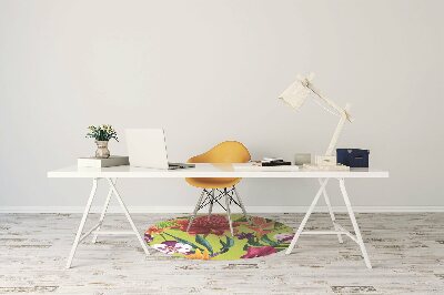 Tapete para cadeira de escritório Jardim Pintado