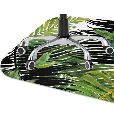 Tapete para cadeira de escritório Folhas tropicais