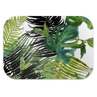 Tapete para cadeira de escritório Folhas tropicais