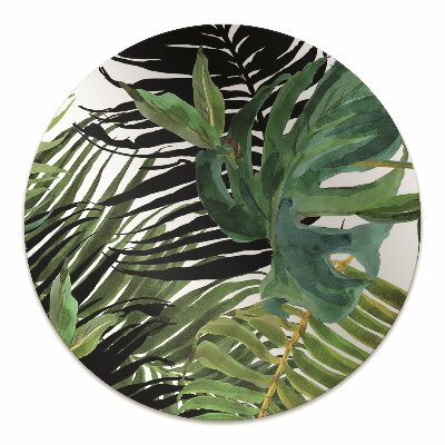 Tapete para cadeira de escritório Folhas tropicais