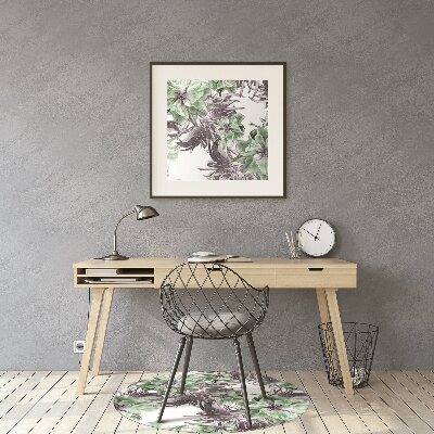 Tapete para escritório Flores mágicas