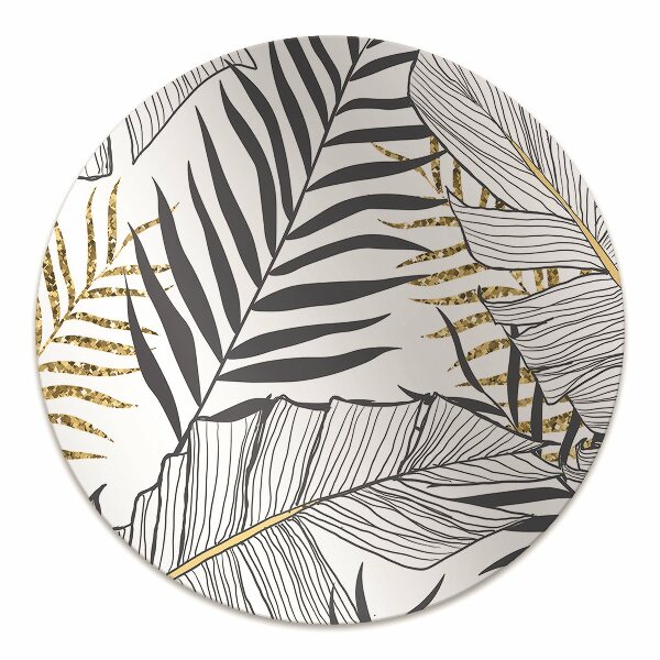 Tapete escritório Folhas de palmeira