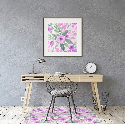Tapete para escritório Padrão floral