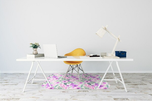 Tapete para escritório Padrão floral