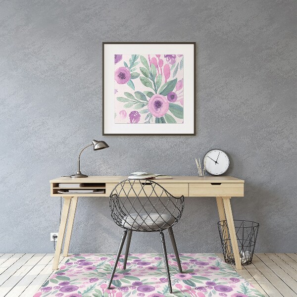 Tapete para escritório Padrão floral